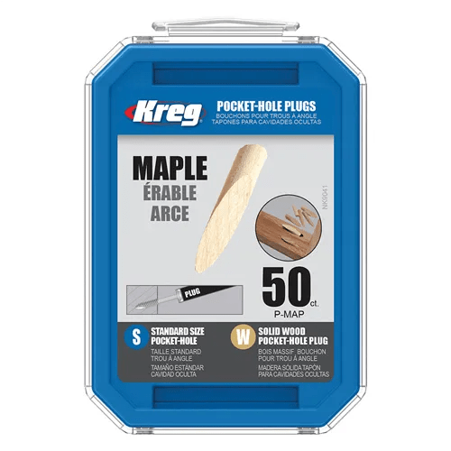 Kreg Standard PocketHole Plugs maple, 50 pcs IGM Tools & Machinery