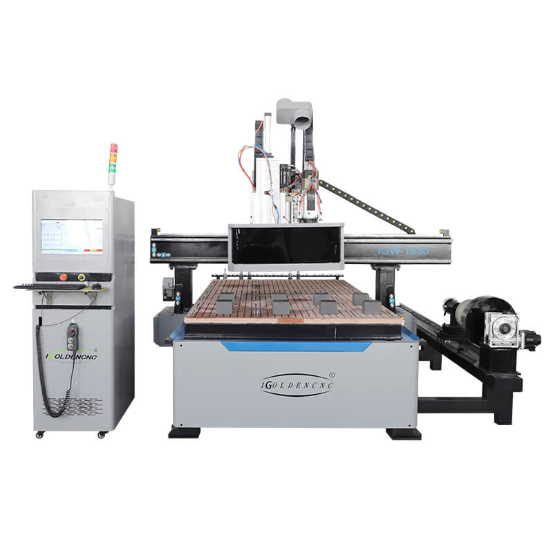Nesting CNC Router Machine with Drilling Holes IGOLDENCNC
