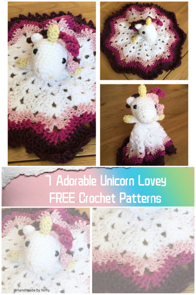 7 Unicorn Lovey FREE Crochet Patterns