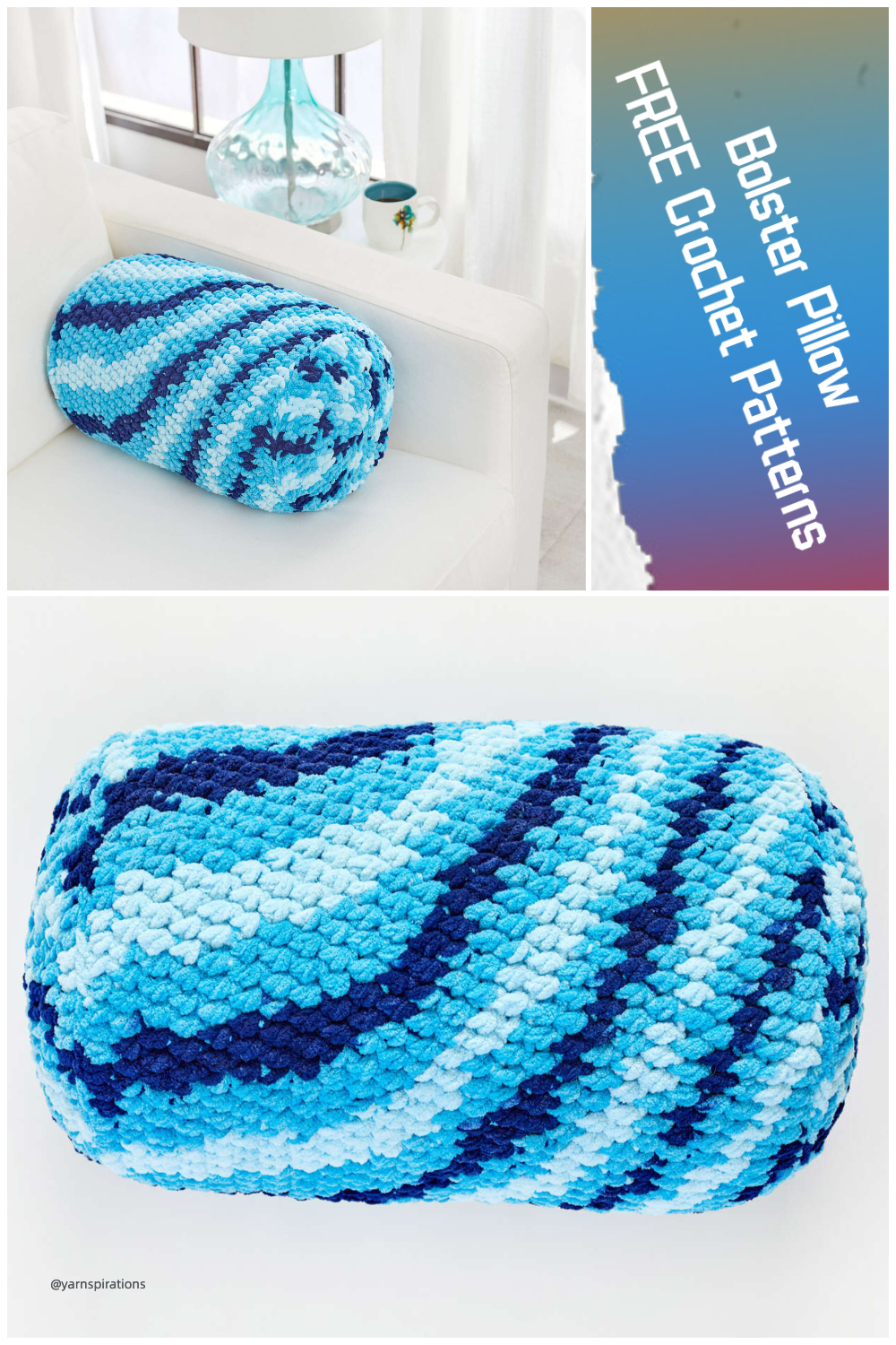 Bolster Pillow FREE Crochet Patterns