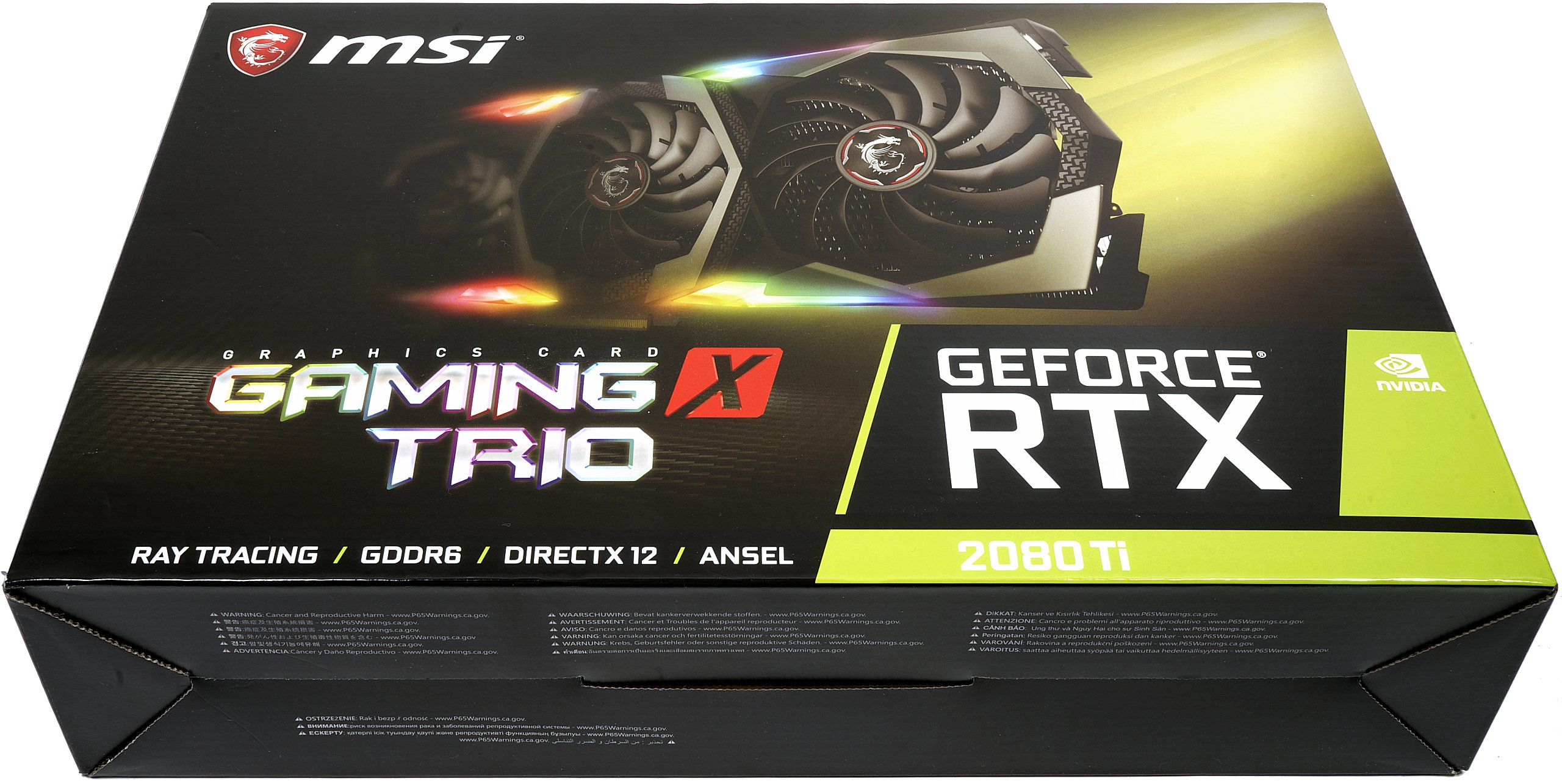 MSI GeForce RTX 2080 Ti Gaming X Trio in review thick jaws, cool