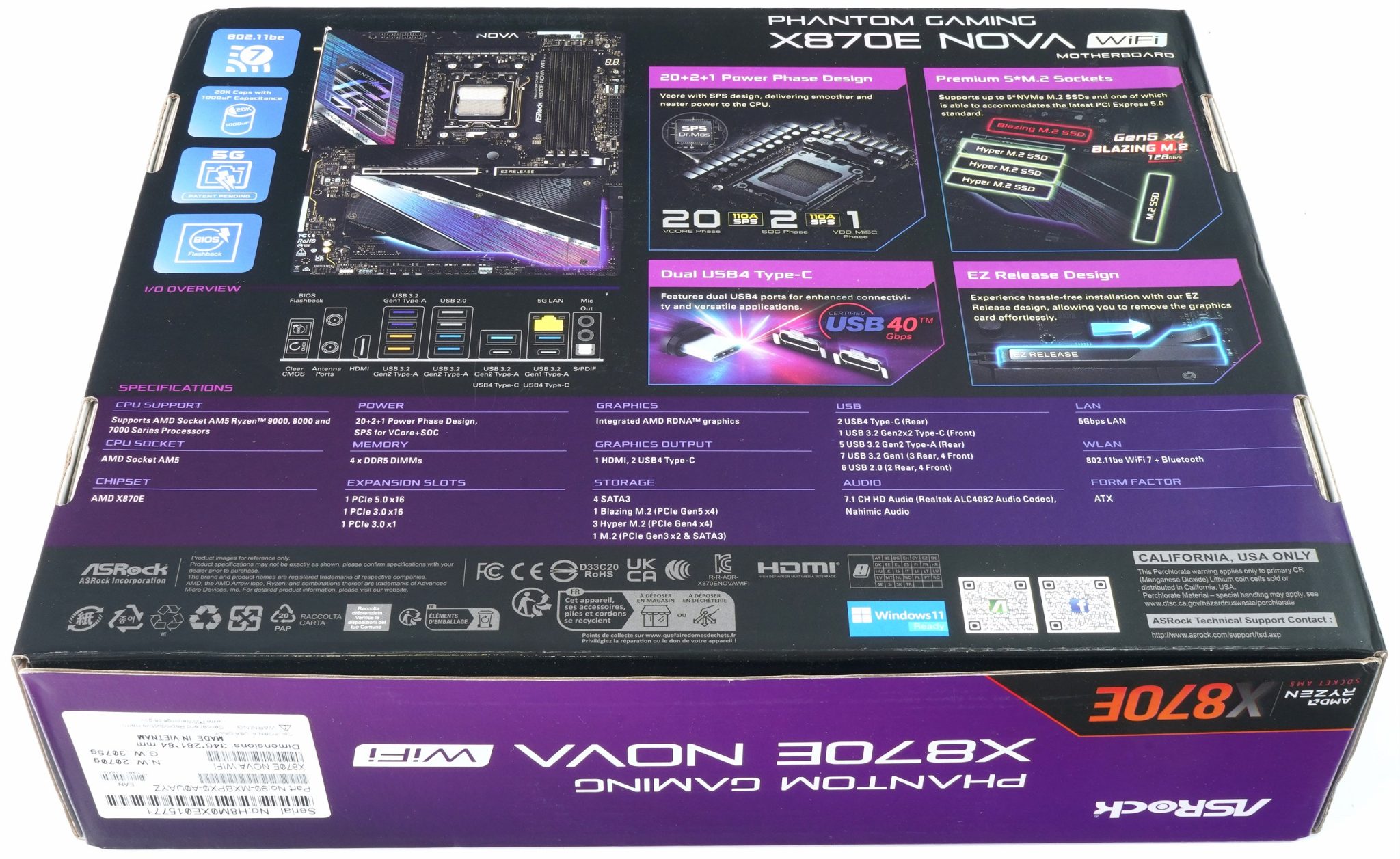 ASRock Phantom Gaming X870E NOVA WiFi Review - Inexpensive Taichi