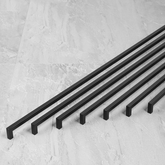 Kitchen Handles Perth Stainless steel Matte Black