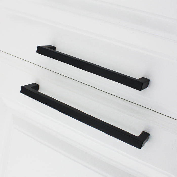Kitchen Handles Perth Stainless steel Matte Black