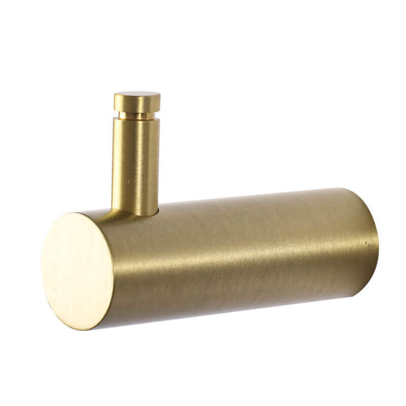Round robe hook bathroom solid brass large