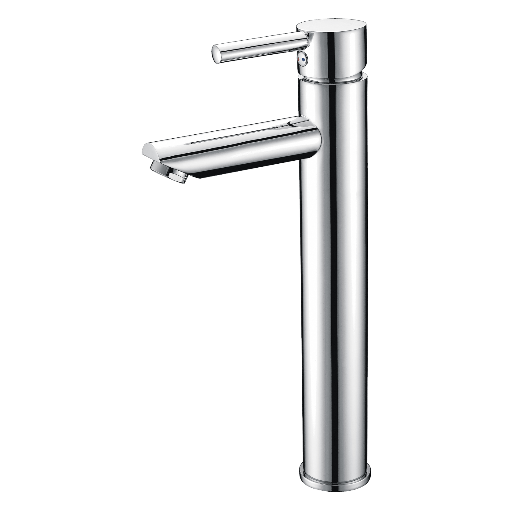 Kitchen basin mixer tap tall chrome