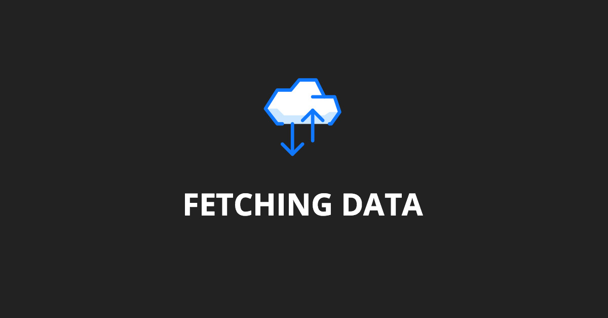 React Tutorial Fetching Data