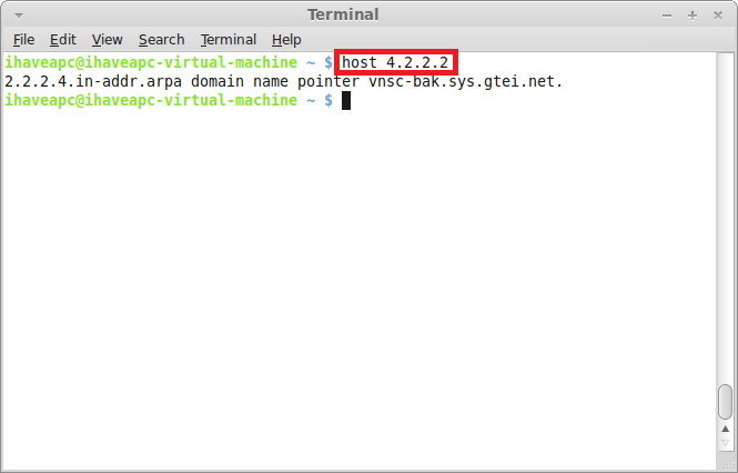 Resolve Domain Name To Ip Address Linux dominaon