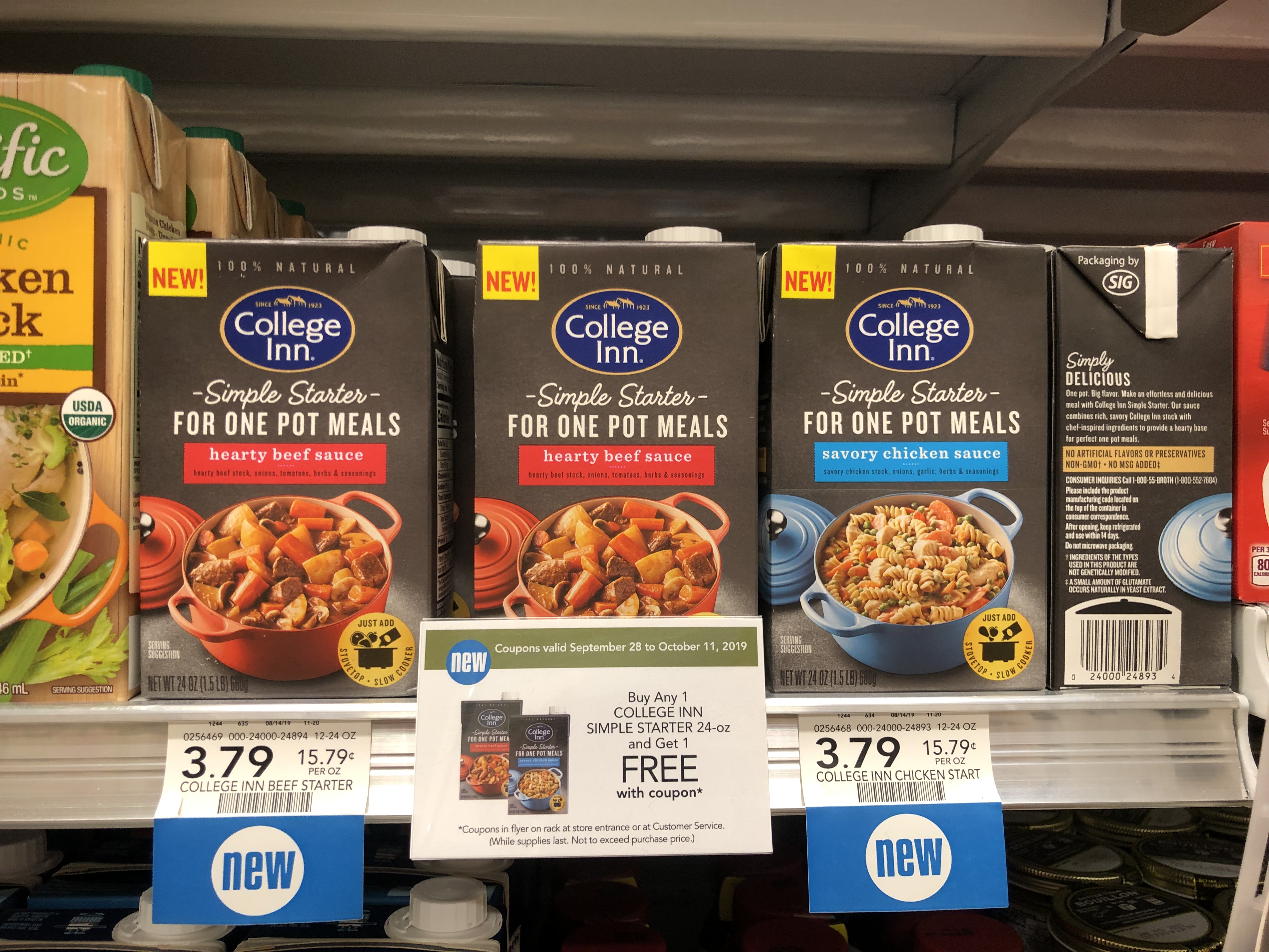 College Inn Simple Starter Just 90¢ Per Carton At Publix