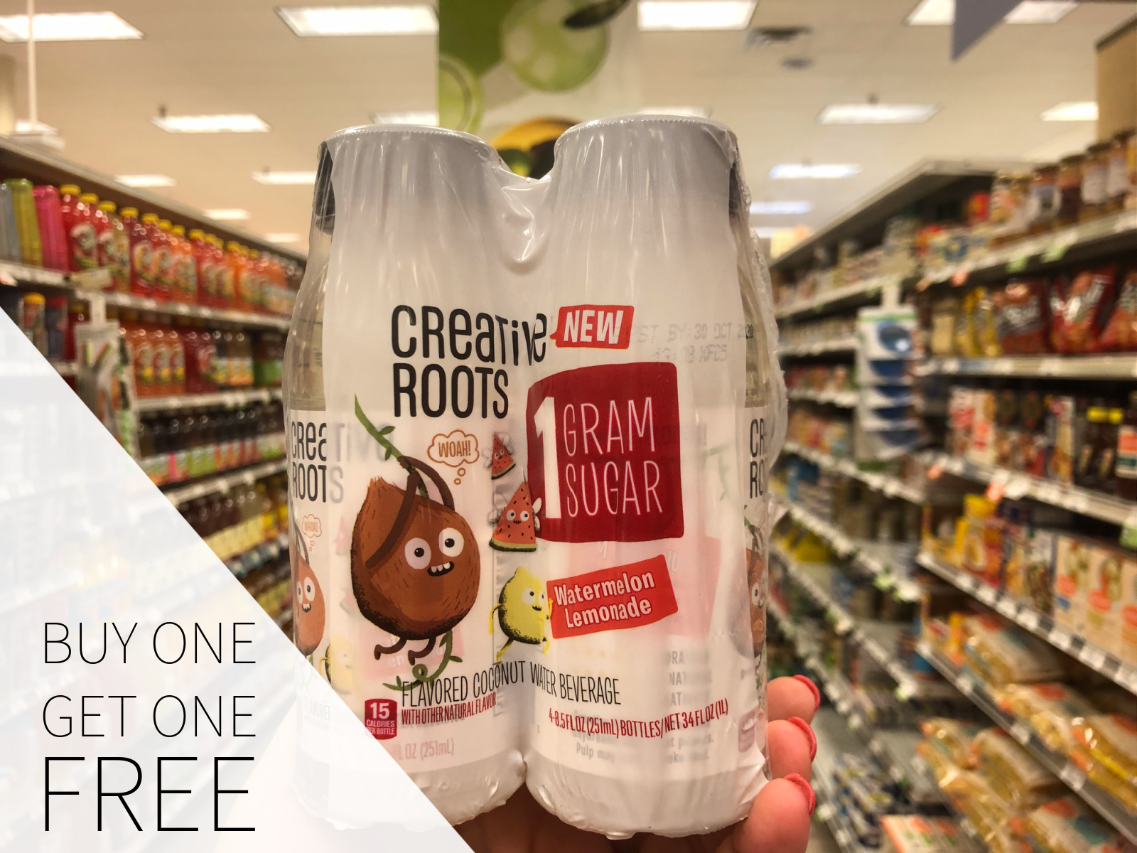 All Four Varieties Of Creative Roots Coconut Water Drinks Are BOGO At