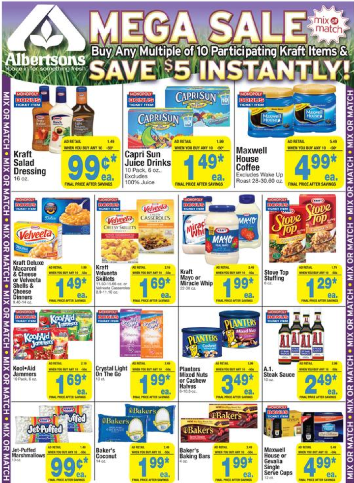 Albertsons Price Match List & Coupon Match Ups 4/164/22