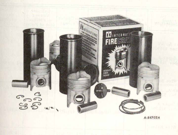 NOS International Harvester Piston And Sleeve Sets er's Tractor