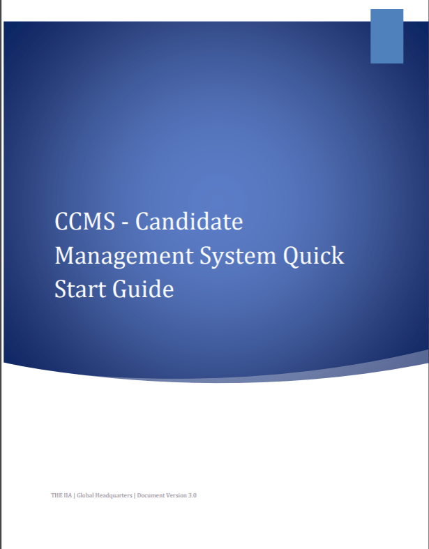 CCMS krok po kroku Instytut Audytorów Wewnętrznych IIA Polska