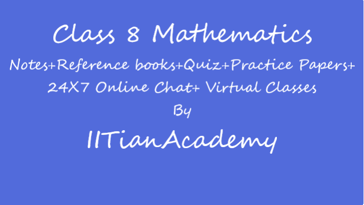 Class 8 Math eLearning App By IITian