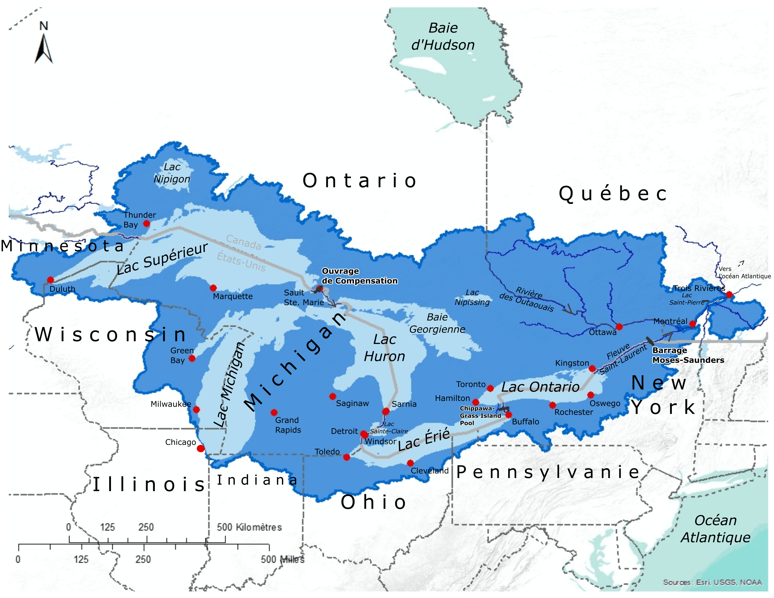 Les Points Douloureux De La Région Des Grands Lacs Conseil de la qualité de l'eau des Grands Lacs Commission mixte
