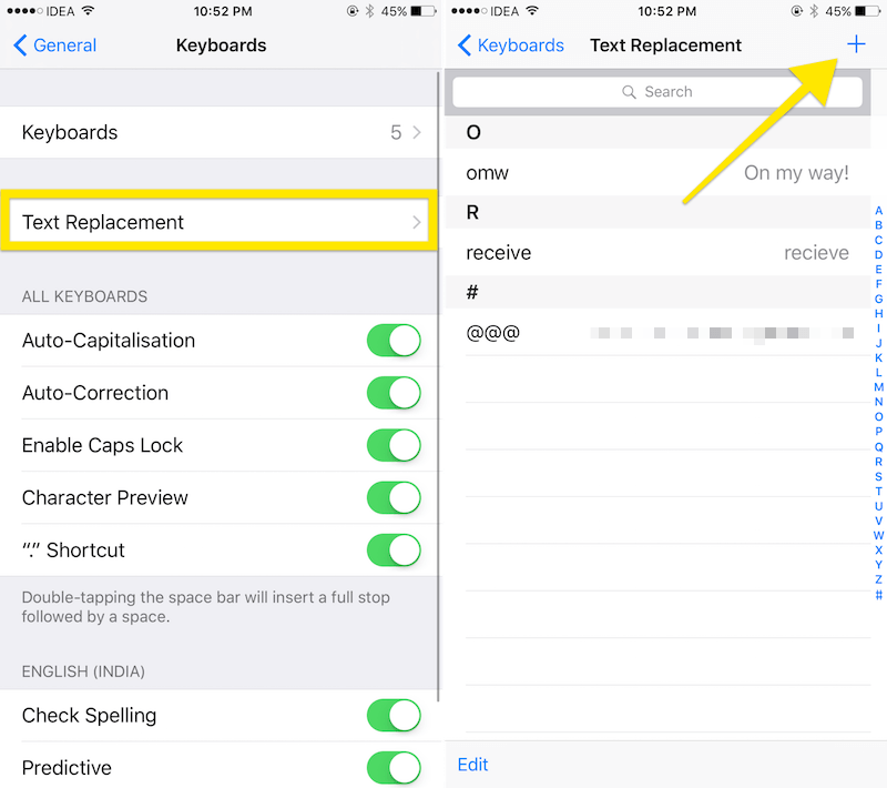 How to Use Text Replacement on iPhone and iPad iPhone Hacks 1
