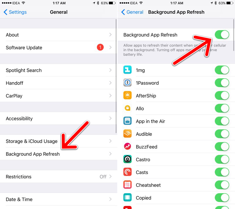 How to Reduce Your iPhone's Mobile Data Usage in iOS 10.3.3 iOS 10