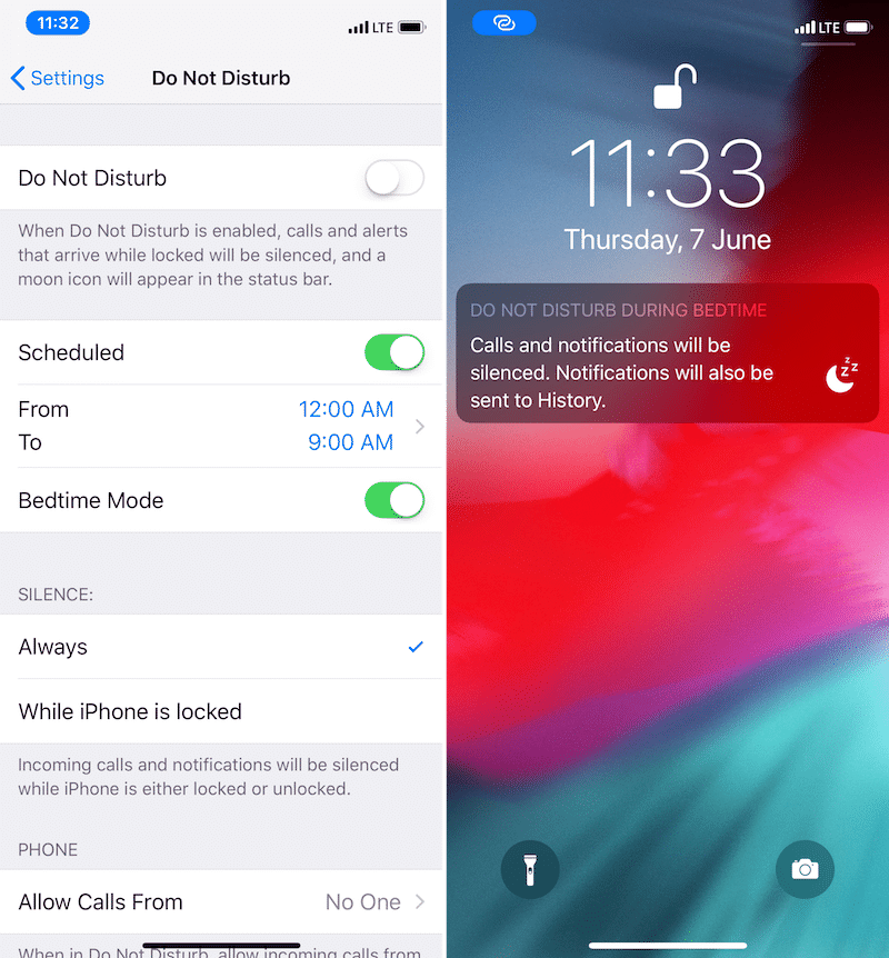 How to Use Enhanced Do Not Disturb Mode in iOS 12 iPhone Hacks 1