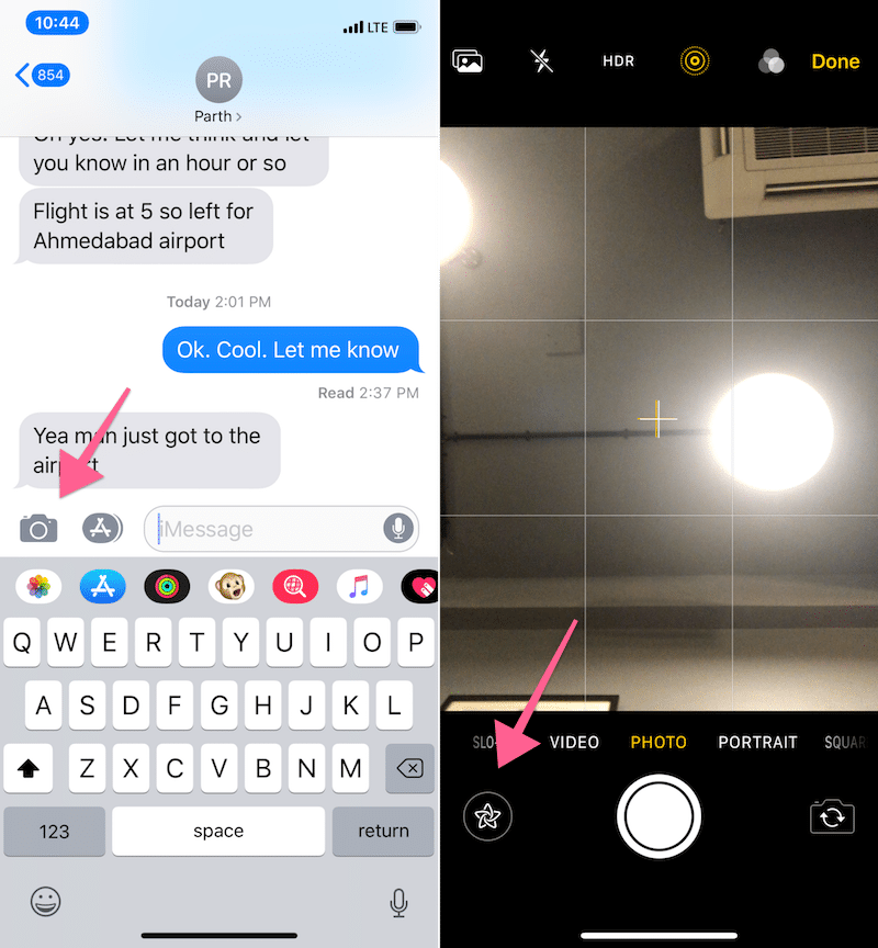 How to Use the New iOS 12 Camera Effects in Messages iPhone Hacks