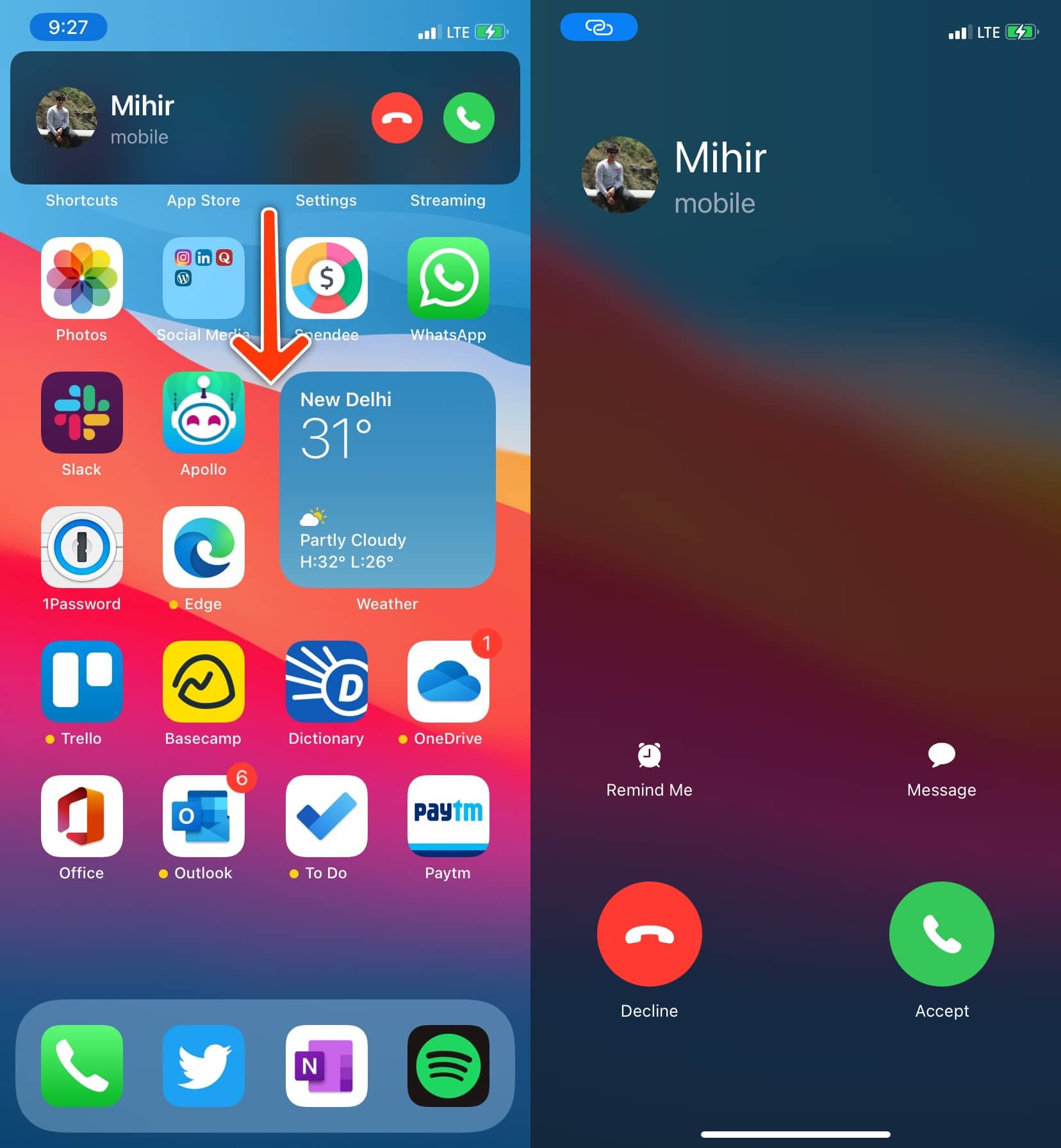 iOS 14 How to Dismiss Call Notification on iPhone Without