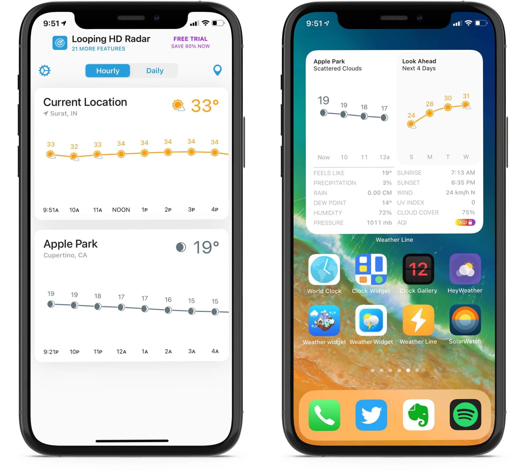 The Best Clock and Weather Widgets for Your iPhone's Home Screen