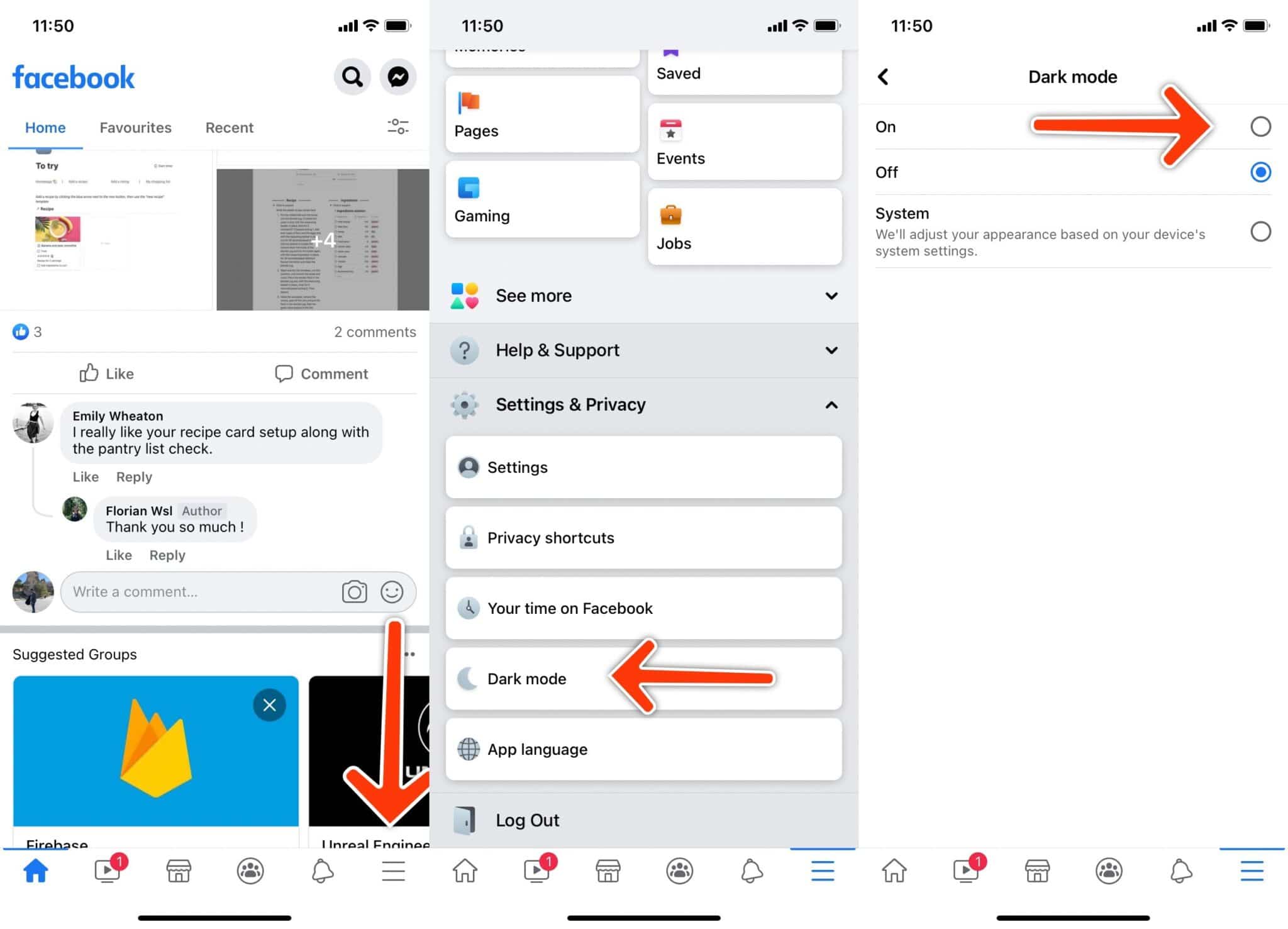 How to Enable Dark Mode in Facebook for iPhone