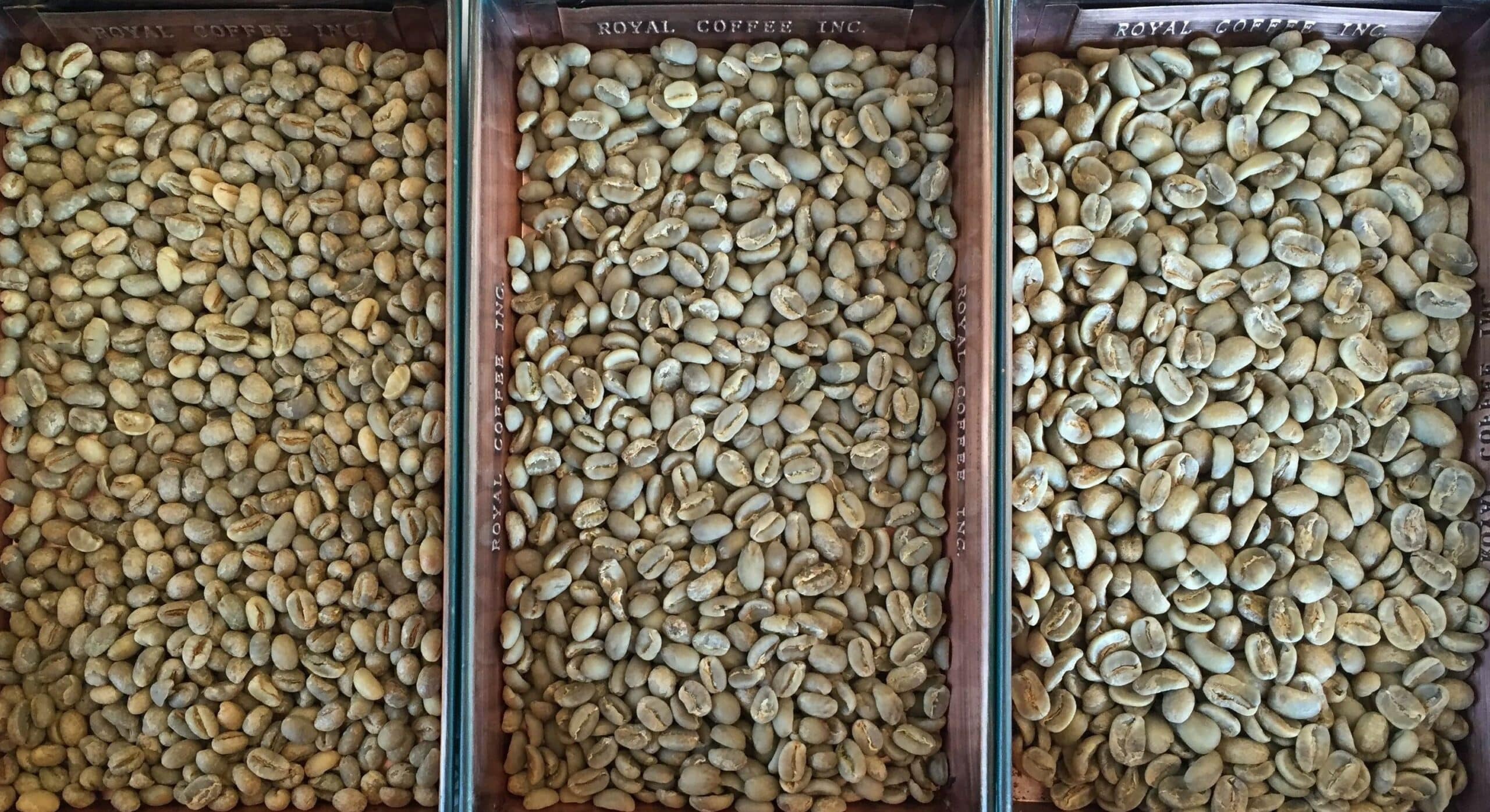 Green coffee density and its effect on coffee roasting