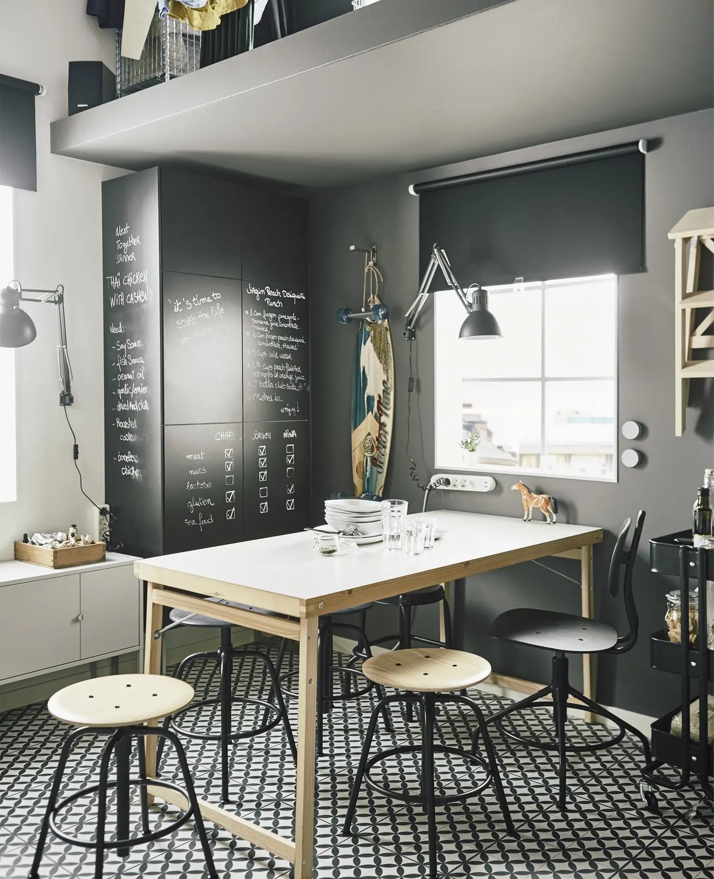 A small and smart loft apartment IKEA