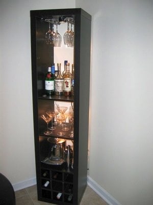 Expedit wine rack and bar  IKEA Hackers