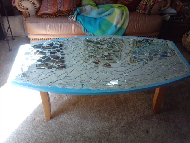 Mirrored Mosaic Coffee Table IKEA Hackers IKEA Hackers