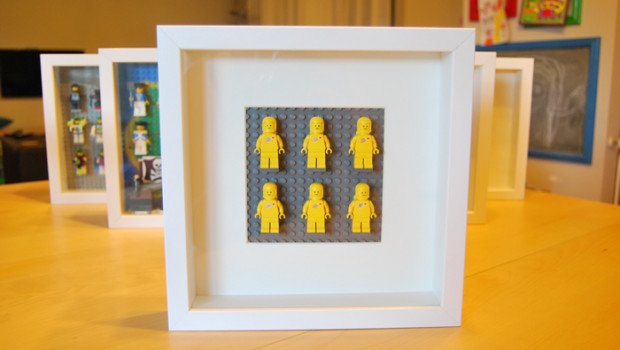 Easy DIY Lego minifigurine display case with RIBBA IKEA Hackers IKEA Hackers