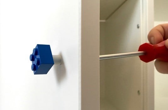 LEGO Bricks as Door or Drawer Knobs IKEA Hackers IKEA Hackers