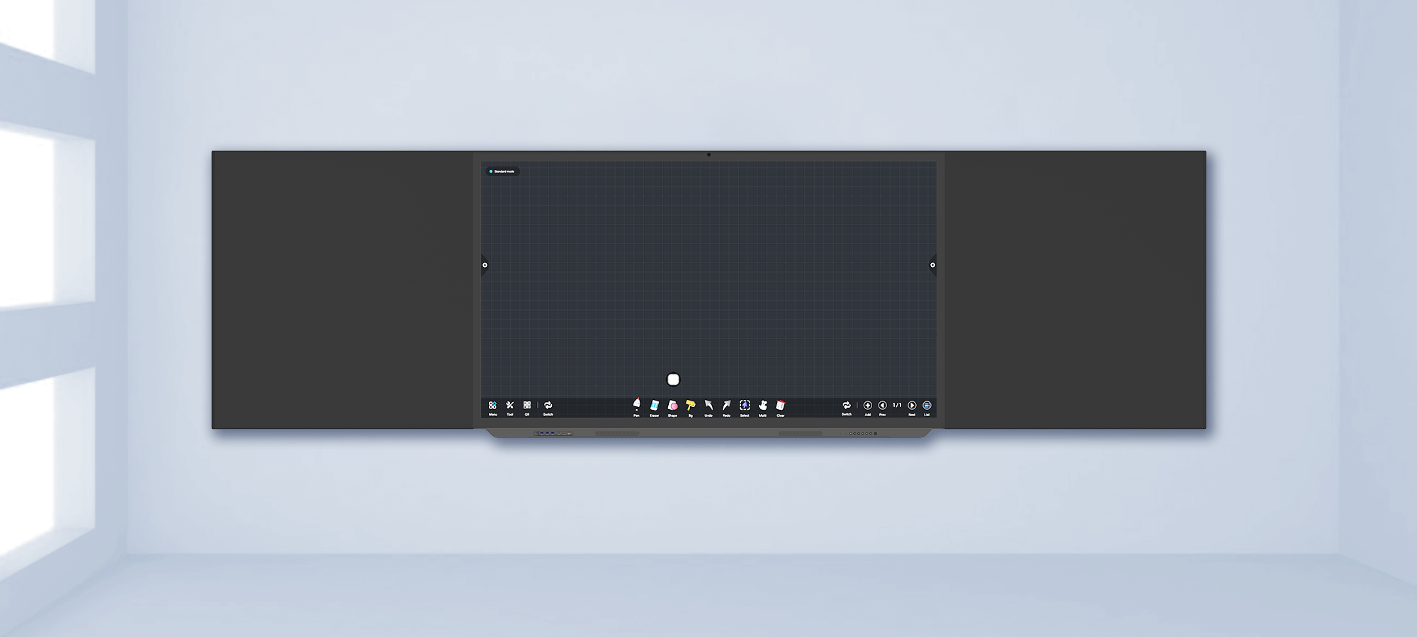 Smart Touch Screen Blackboard for Teaching Ikinor