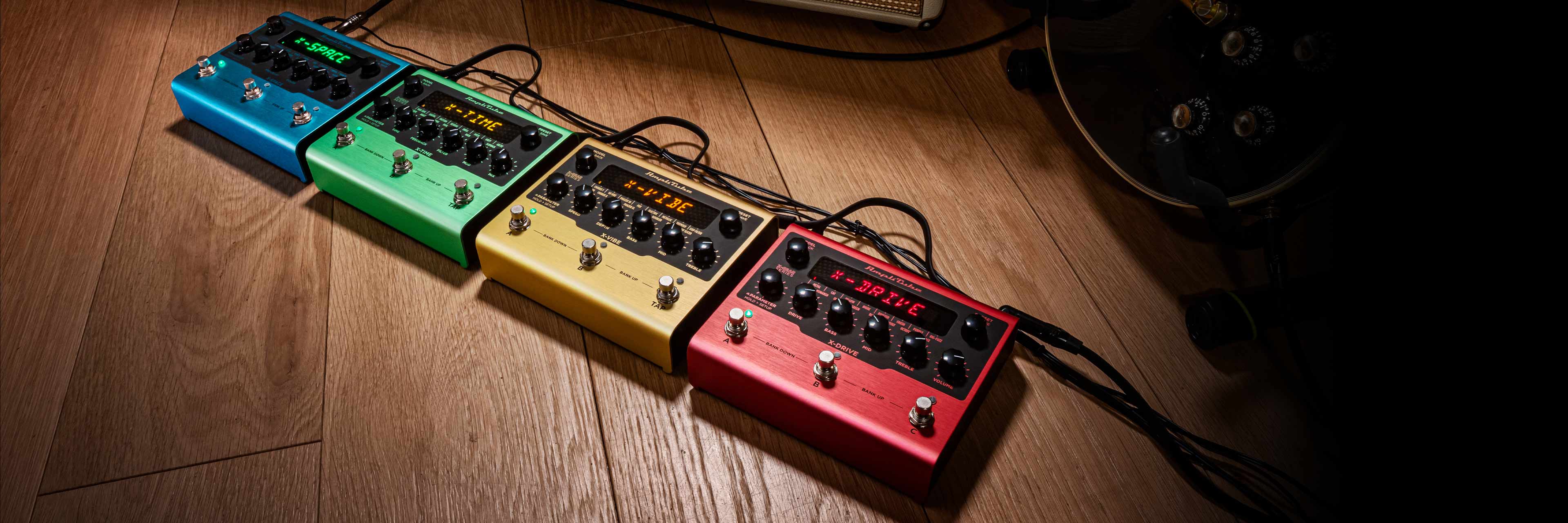 AmpliTube XGEAR pedals Bring perfect studio guitar sound onstage