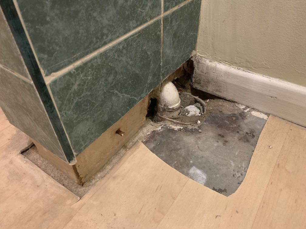 Fixing botched shower waste. Screwfix Community Forum