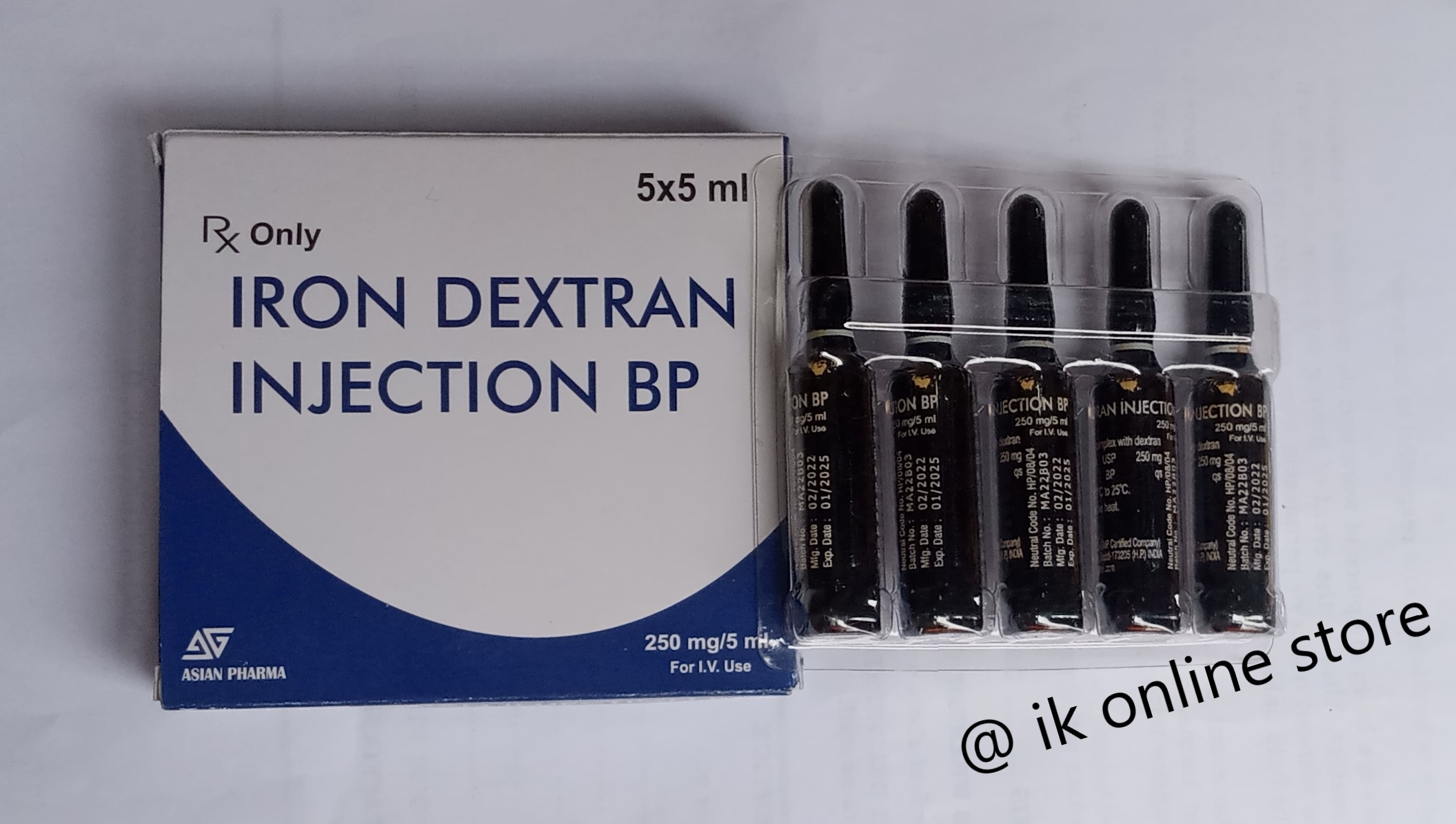 S.P.L IRON DEXTRAN INJECTION AMPOULE (PACK) IK Online Stores