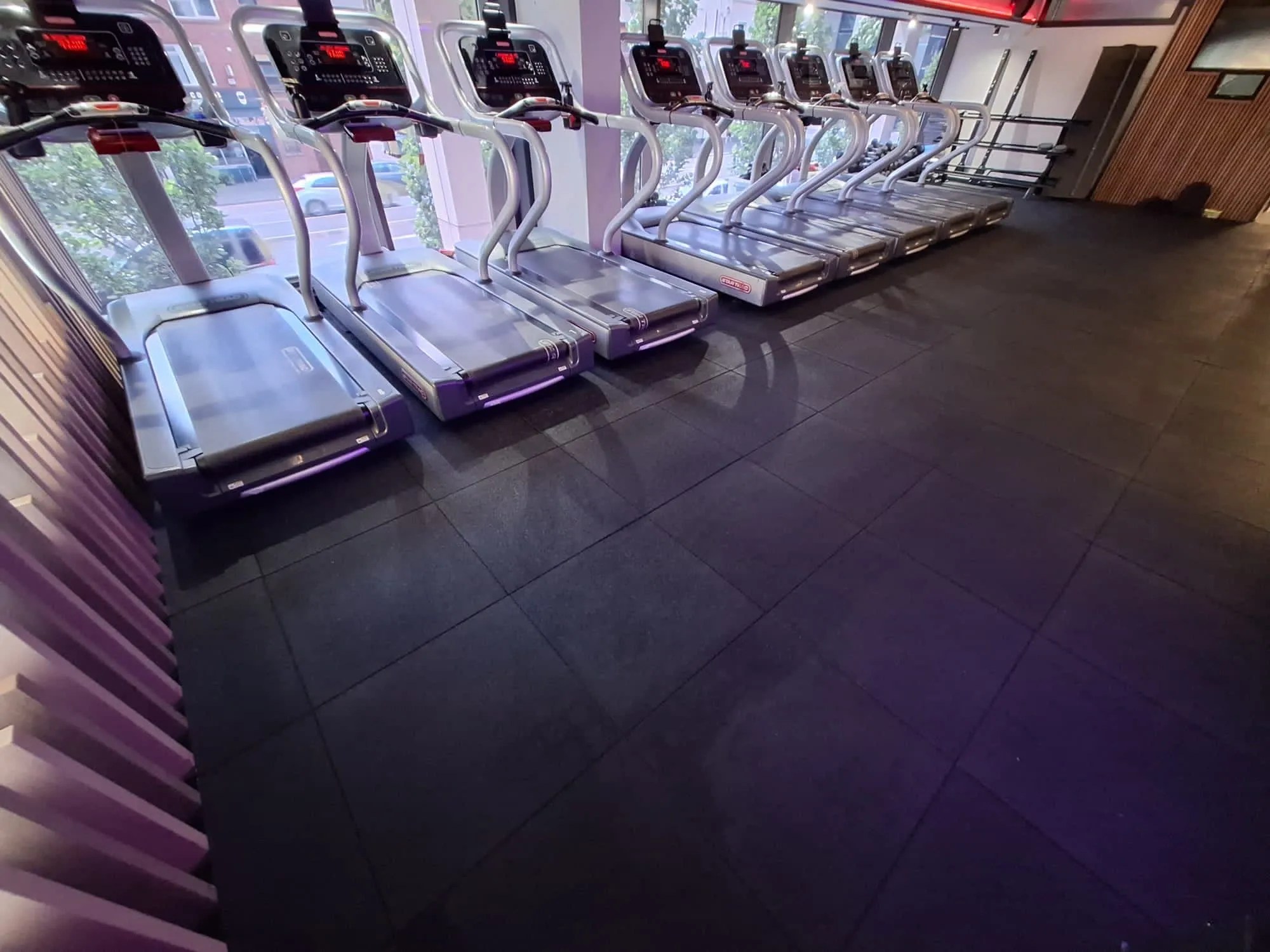 Soundproof flooring for lifestyle fitness gym Ikoustic Soundproofing