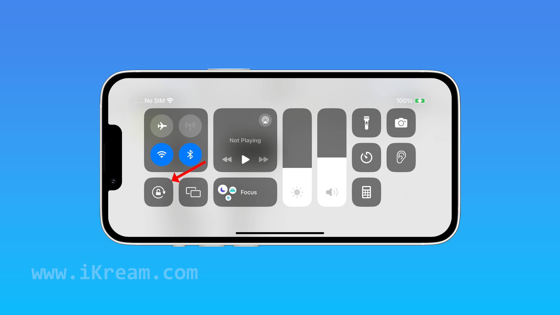 How to Lock and Unlock Screen Rotation on iPhone 13 iKream