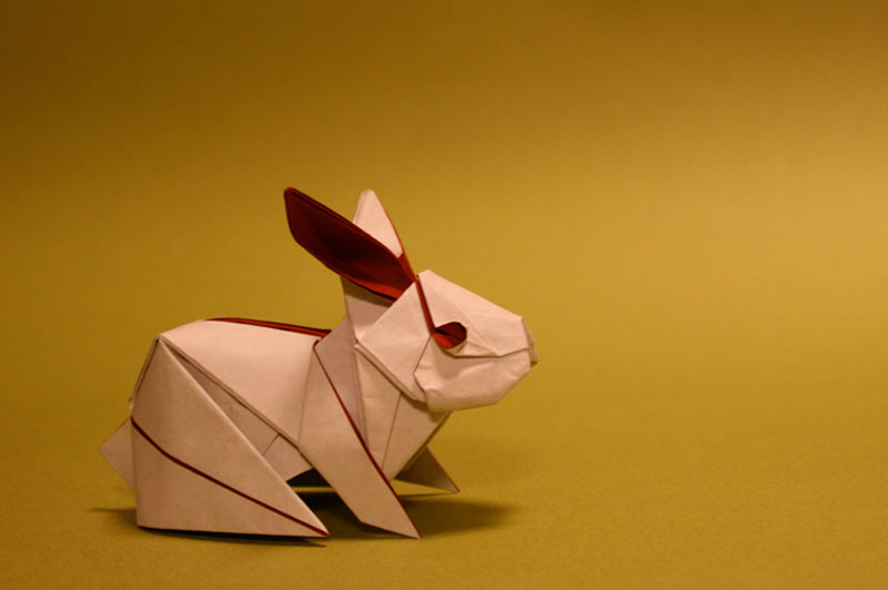 Realistic Origami Rabbit 2019
