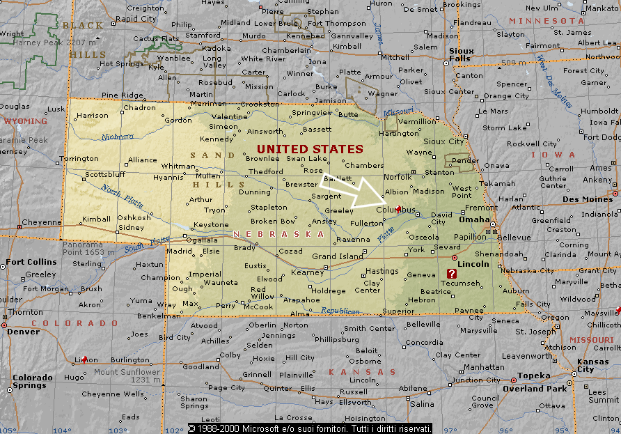 Genoa e Genova negli Stati Uniti d'America from Genova to Genoa