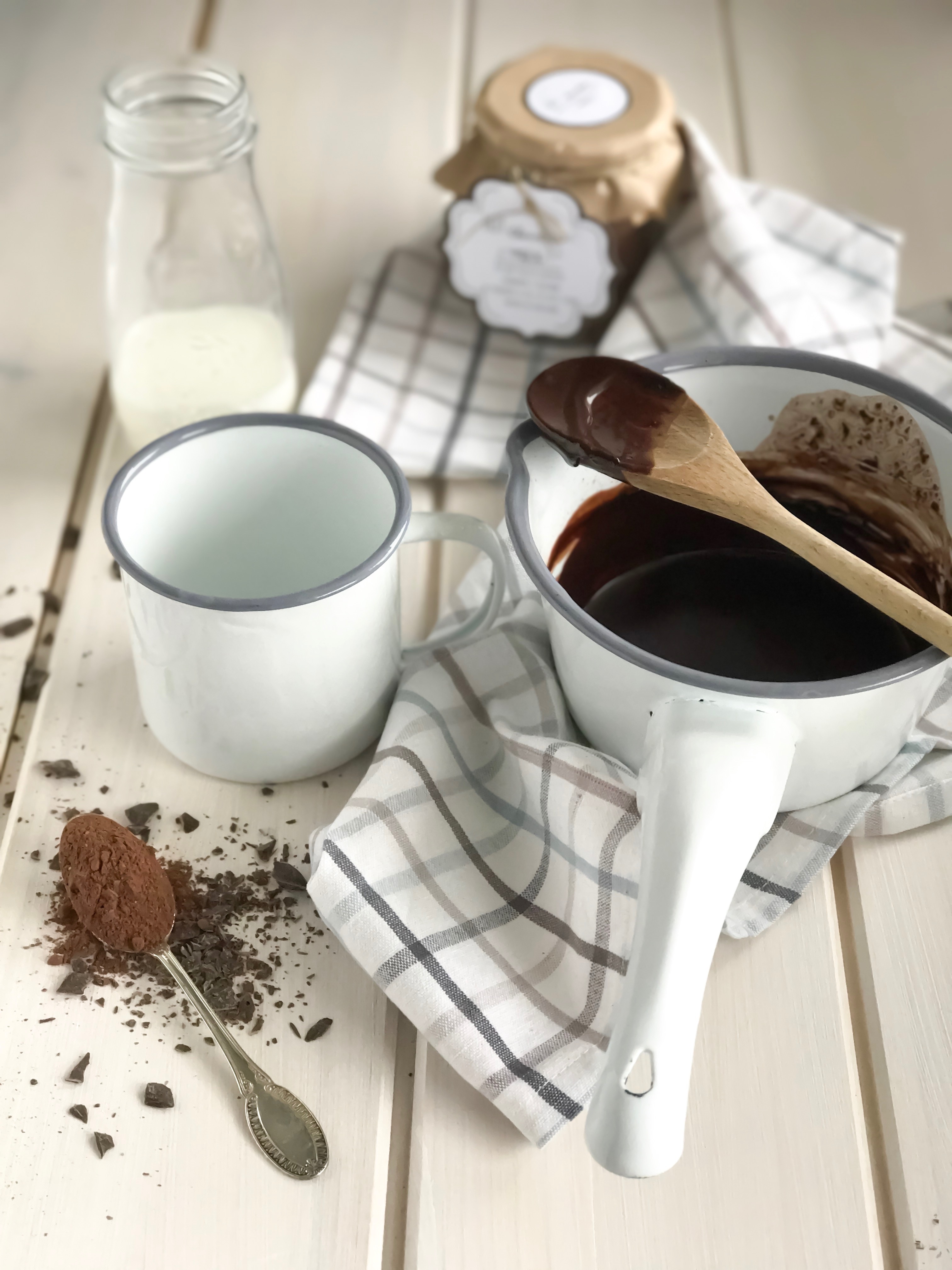 Preparato per cioccolata in tazza