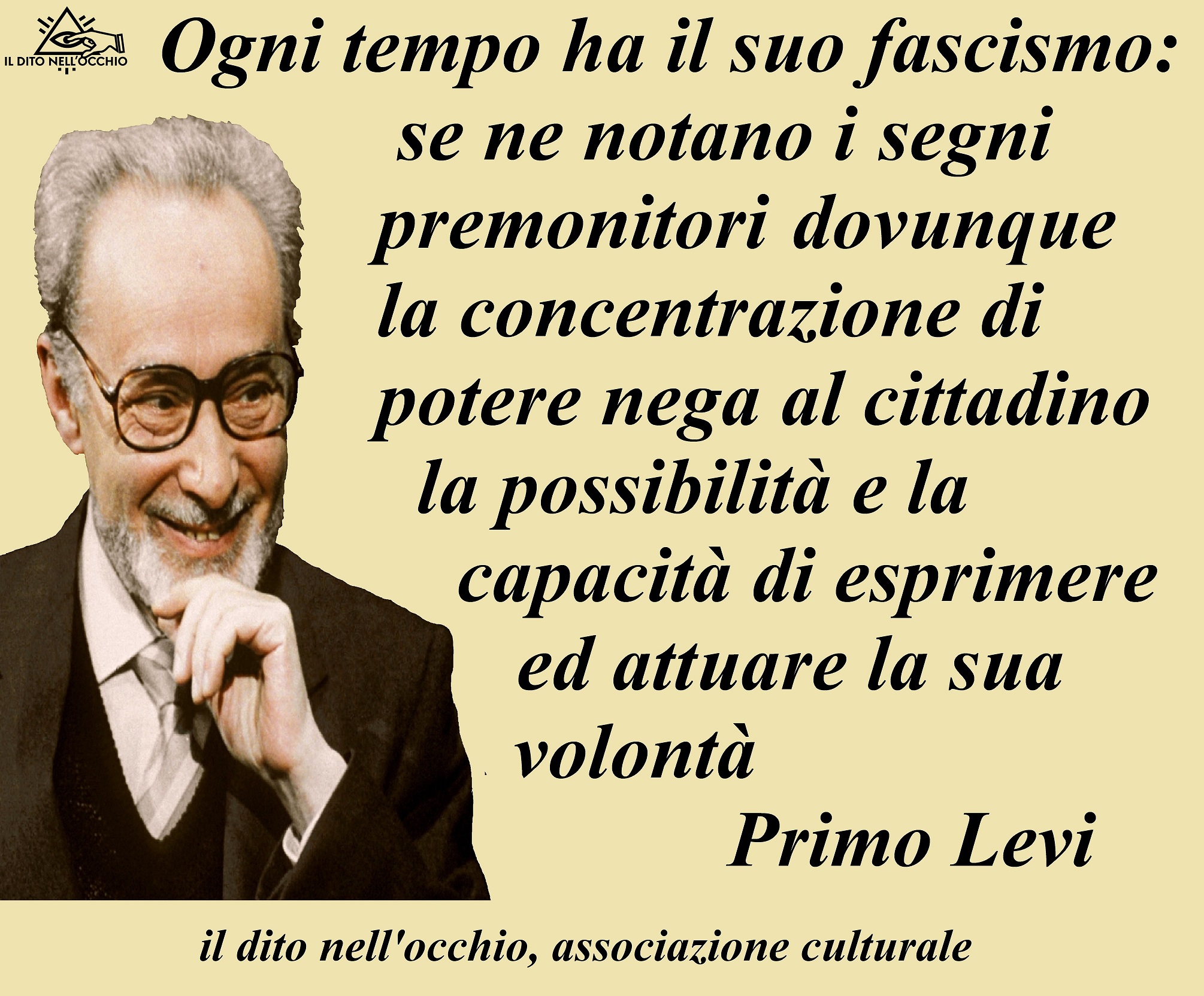 Primo Levi Il dito nell'occhio