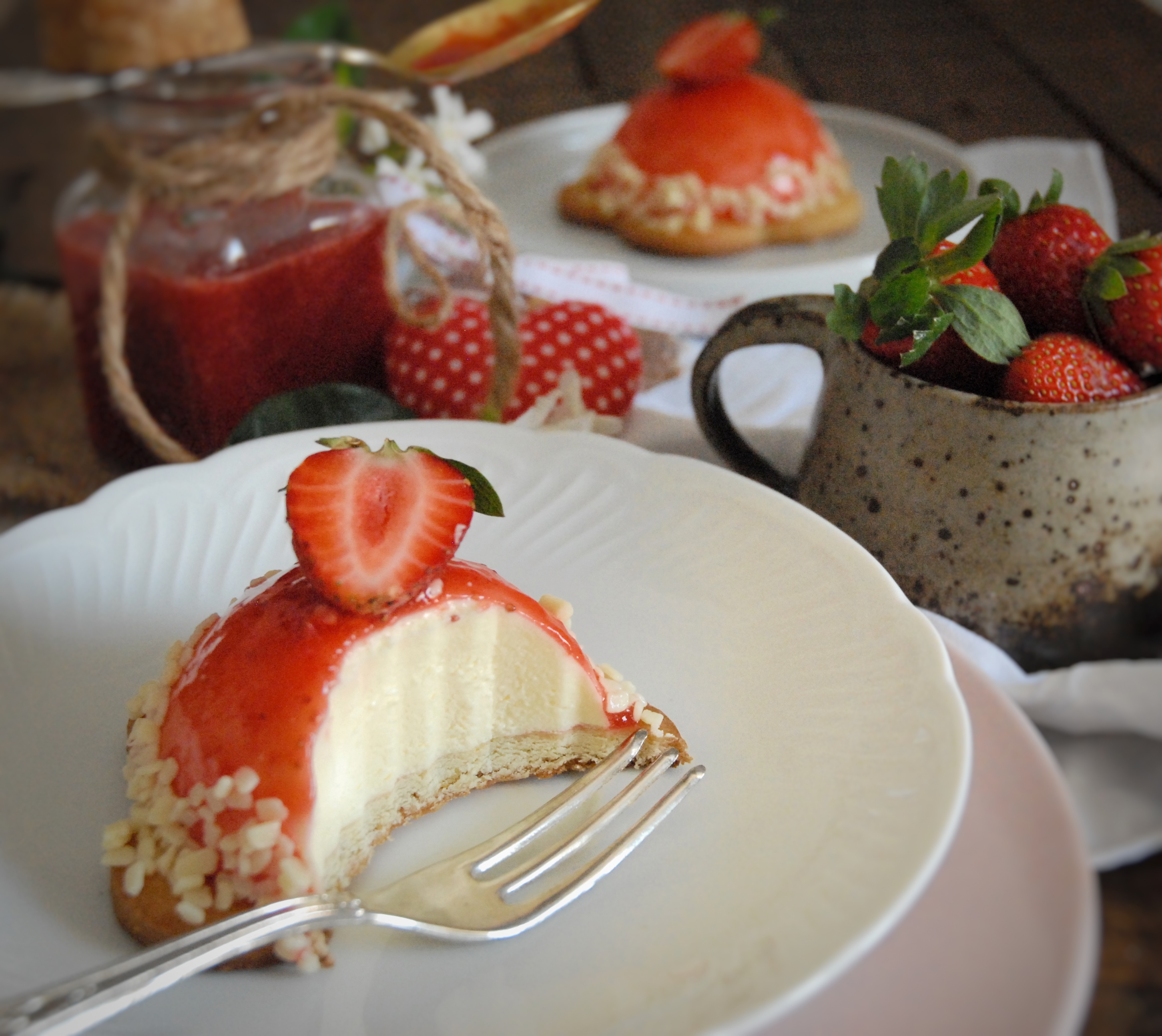 Cheesecake Al Cioccolato Bianco E Fragole Il Dolce Di Alice