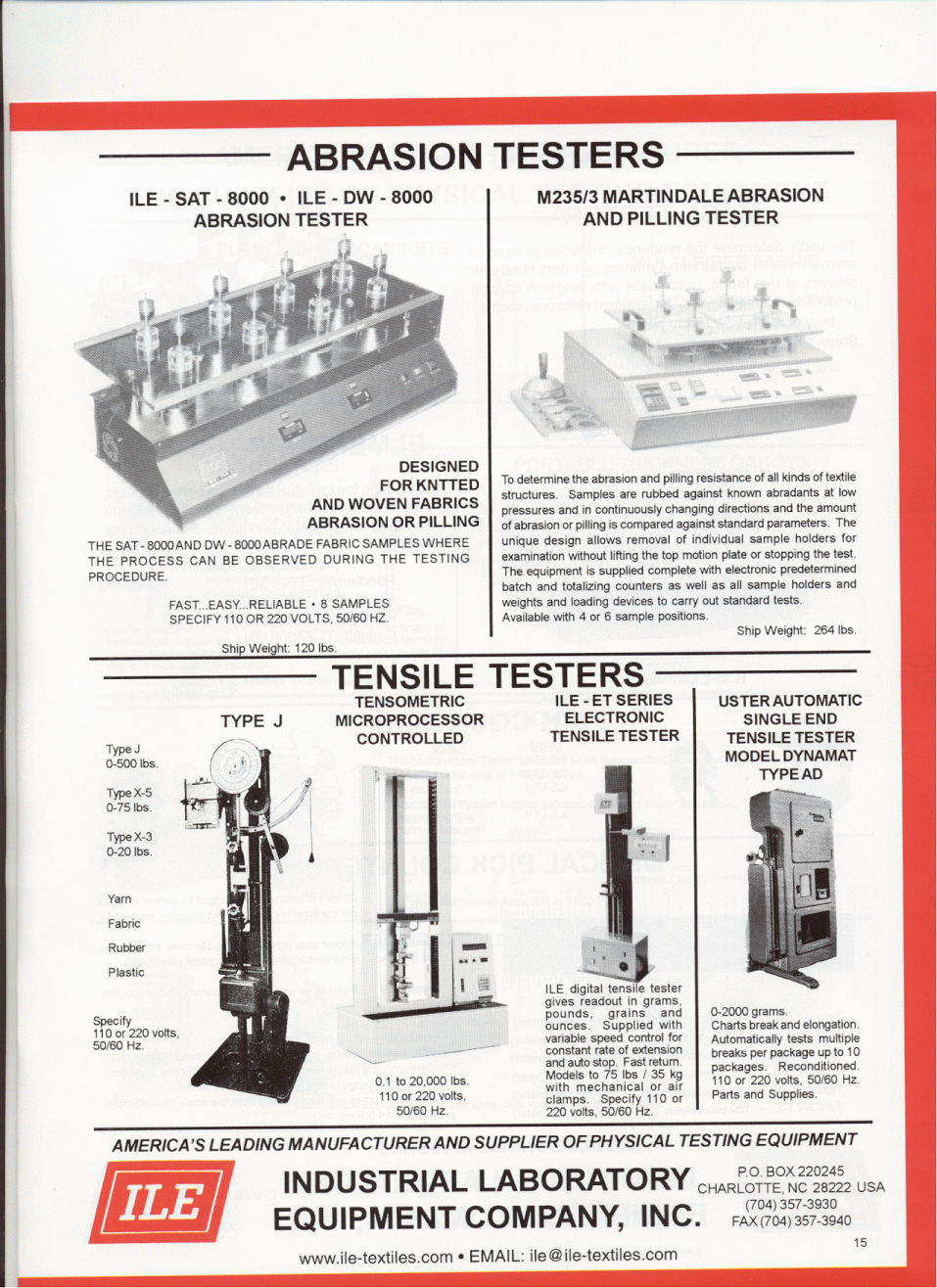 Industrial Laboratory Equipment Company