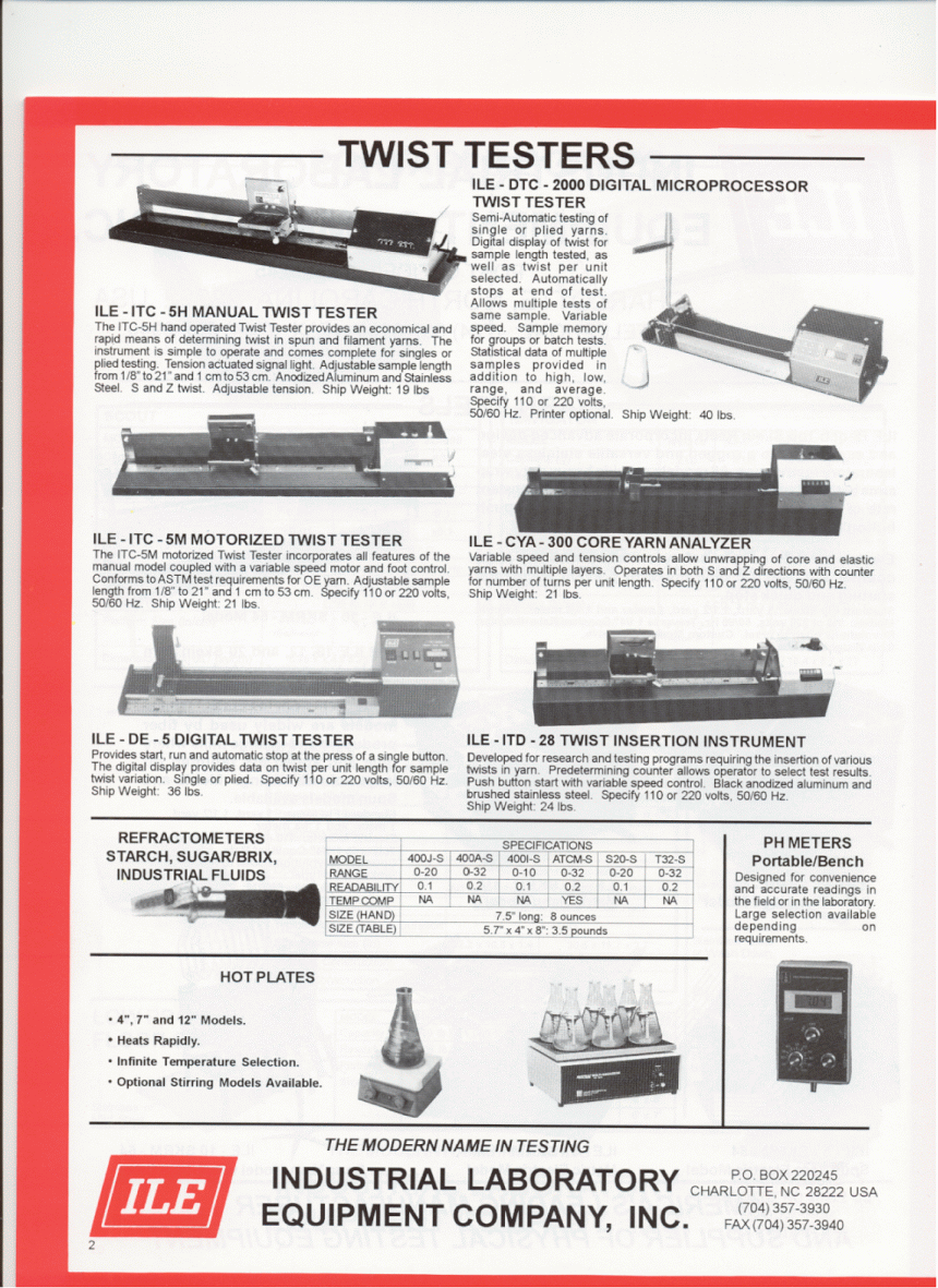 Industrial Laboratory Equipment Company