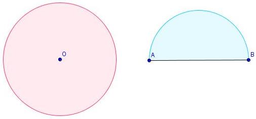 aire d'un demi cercle exercice de mathématiques de troisième 308688