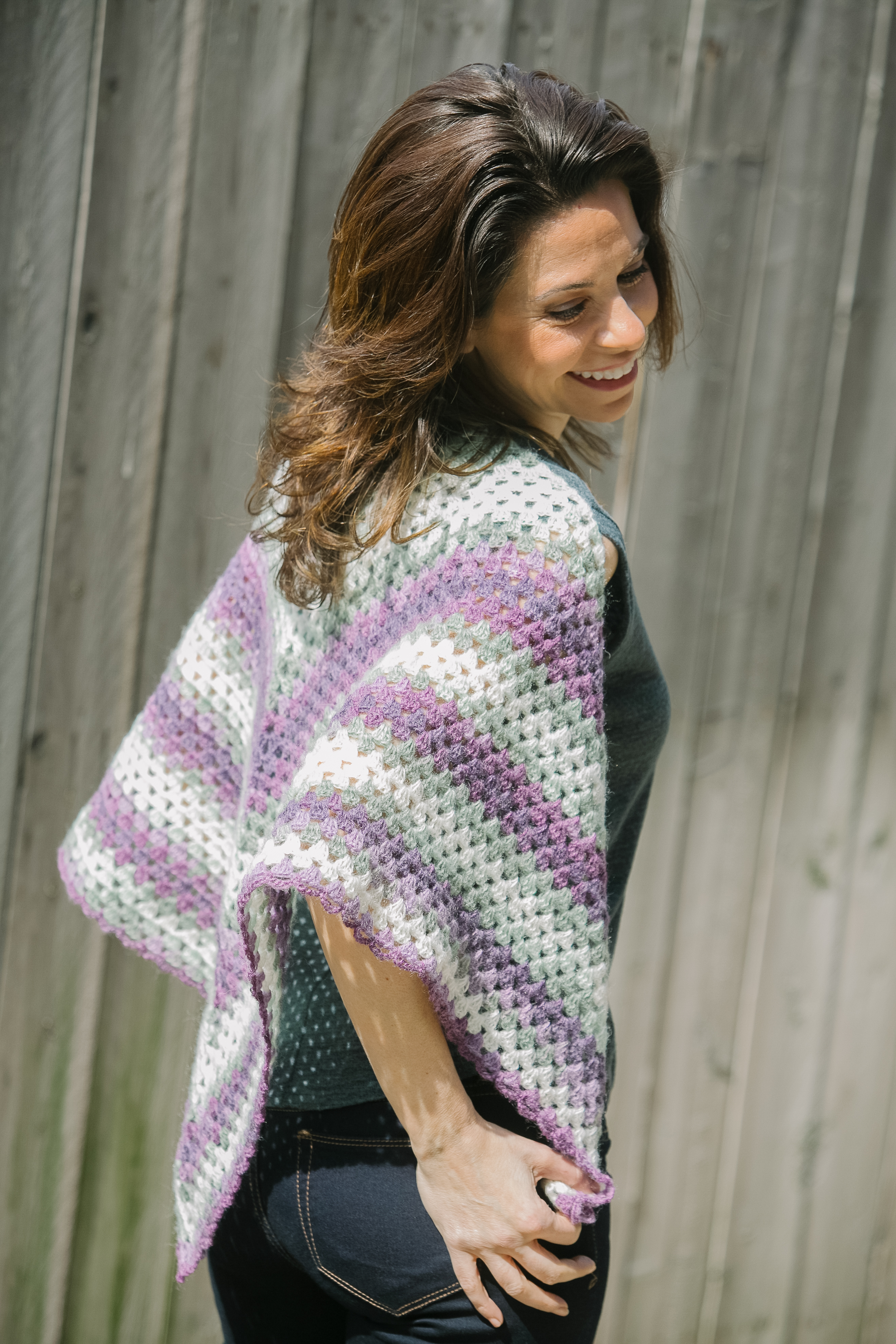 Beginner's Crochet Triangle Shawl I Like Crochet
