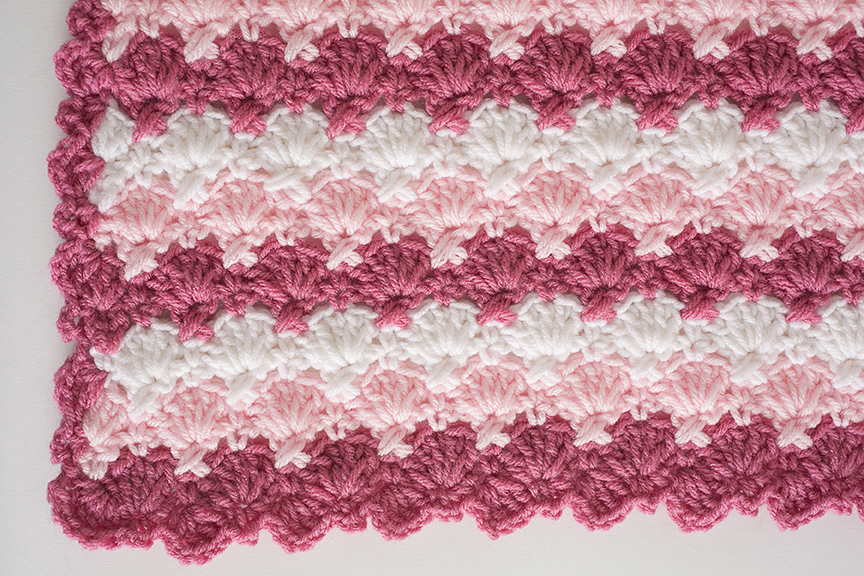 Criss Cross Crochet Shells Throw I Like Crochet