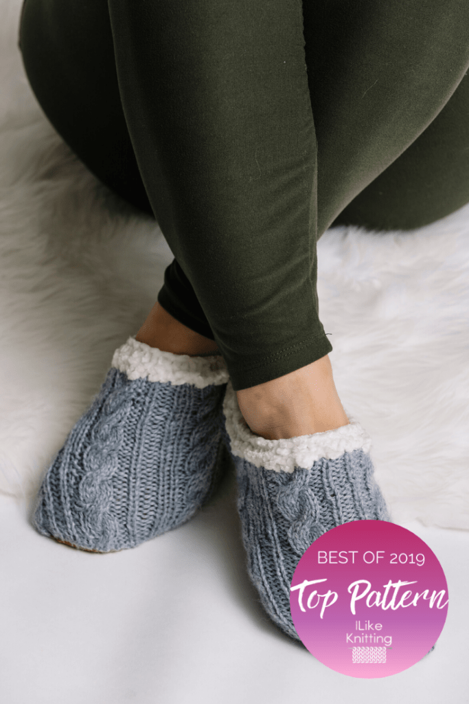 Cambrie Cable Slippers I Like Knitting