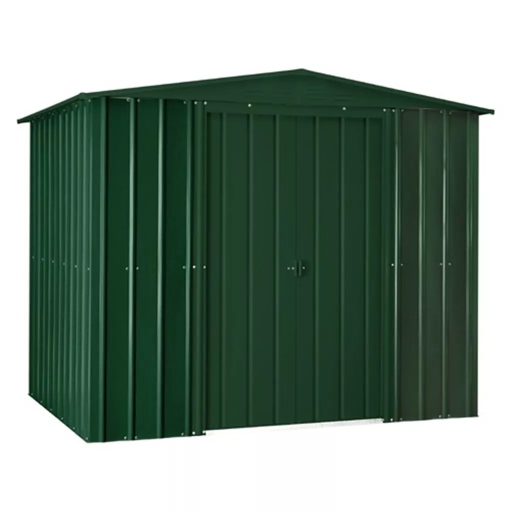 8 x 5 Premier EasyFix Apex Metal Shed Heritage Green (2.45m x 1.54m)